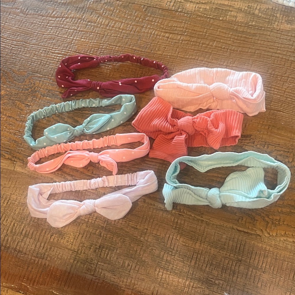 Charming Kids Headband Collection - Pink, Red, and Blue